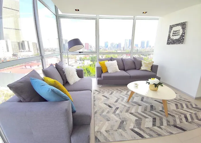 Aurora Maiahome-2bd Amazing View In Polanco -pool Gym Apartment Mexico City